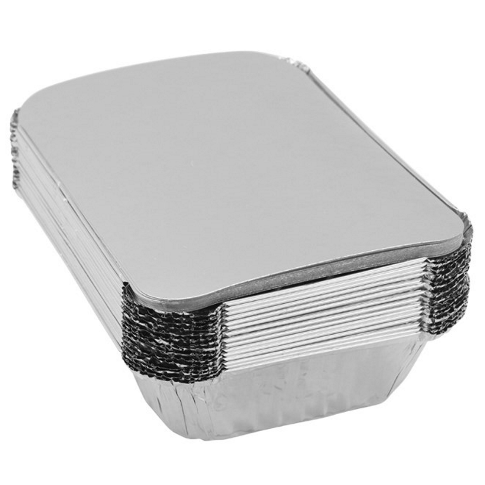 Foil Trays With Lids 22cm x 15cm x 5cm (Pack of 15) Discount Party