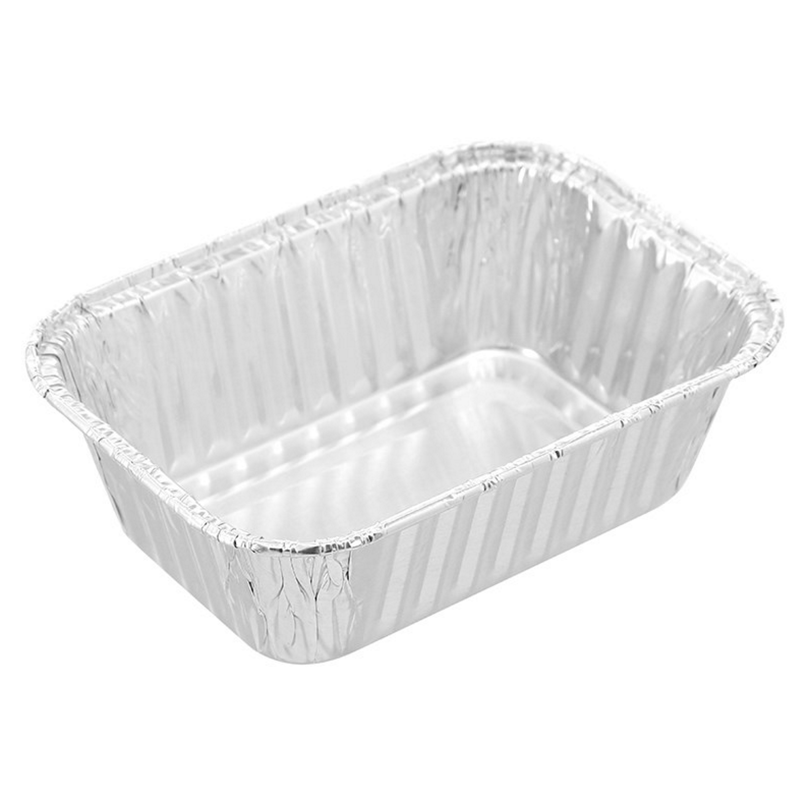 Small Foil Loaf Baking Cups With Lids 10.5cm x 7.5cm (Pack of 15