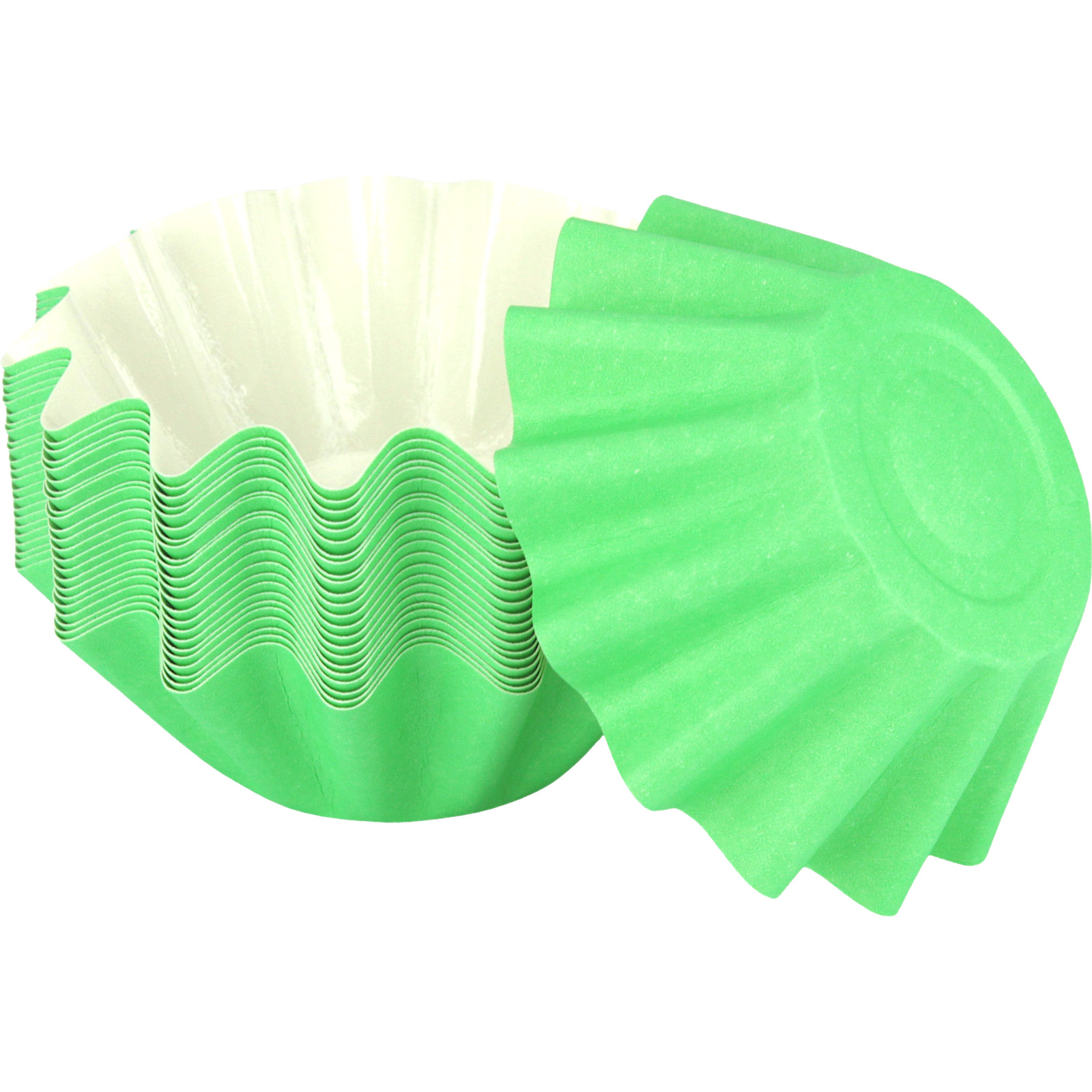 Papyrus & Co Matte Pastel Green Bloom Baking Cups (Pack of 24)