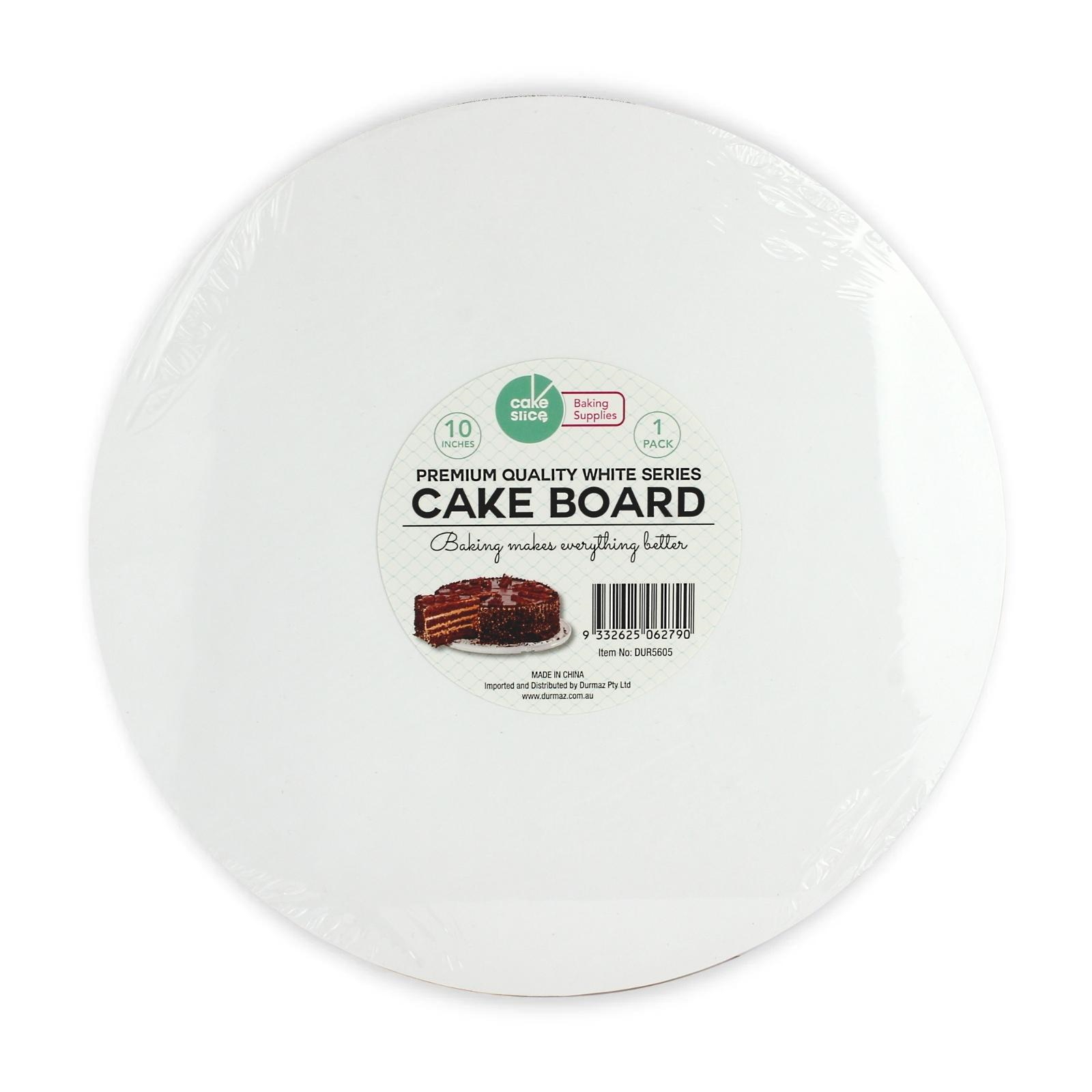 Round White Cake Board 25cm 