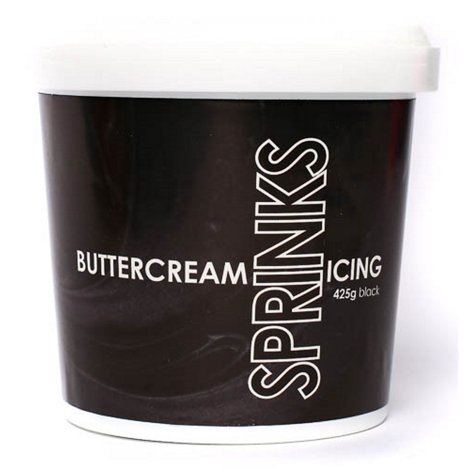 Sprinks Black Buttercream Icing (425g Tub) 