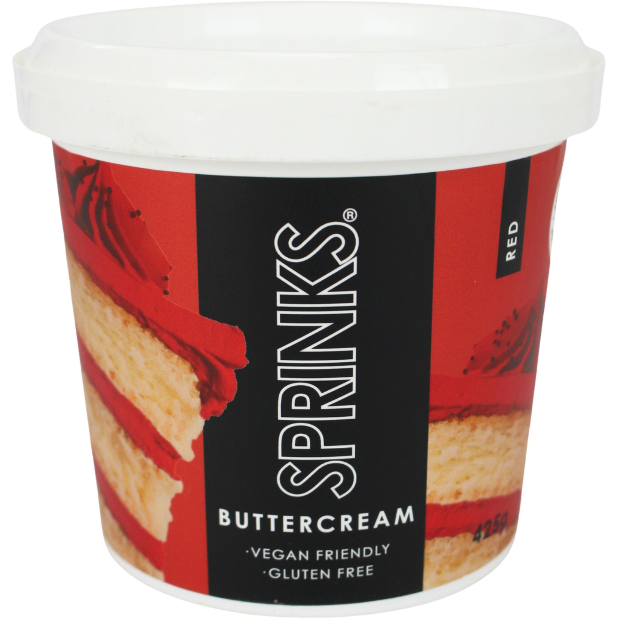 Sprinks Red Buttercream Icing (425g Tub)