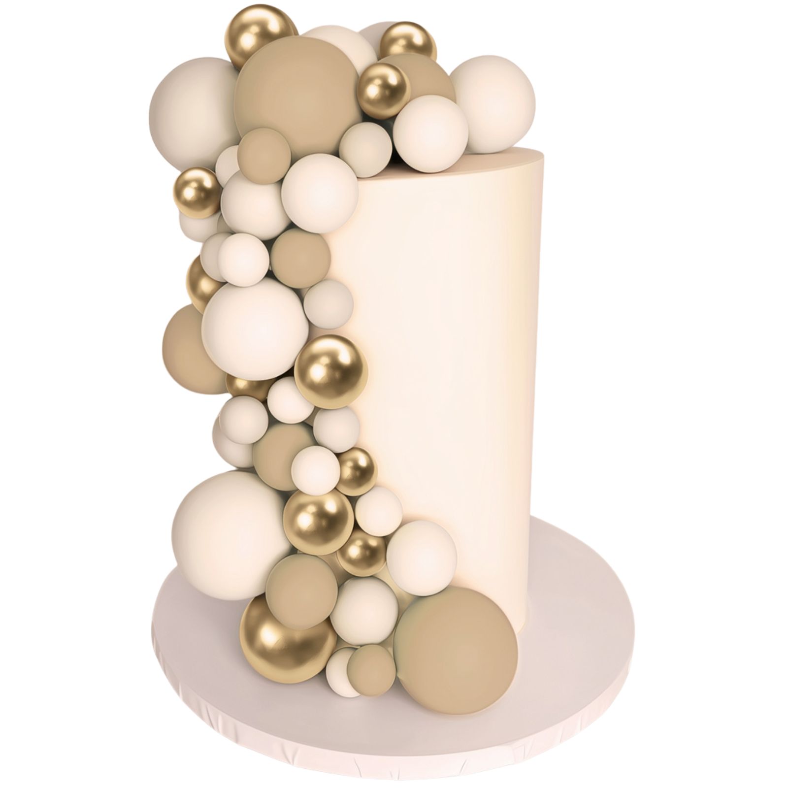 Sprinks Champagne Gold Cake Ball Toppers (Pack of 32)