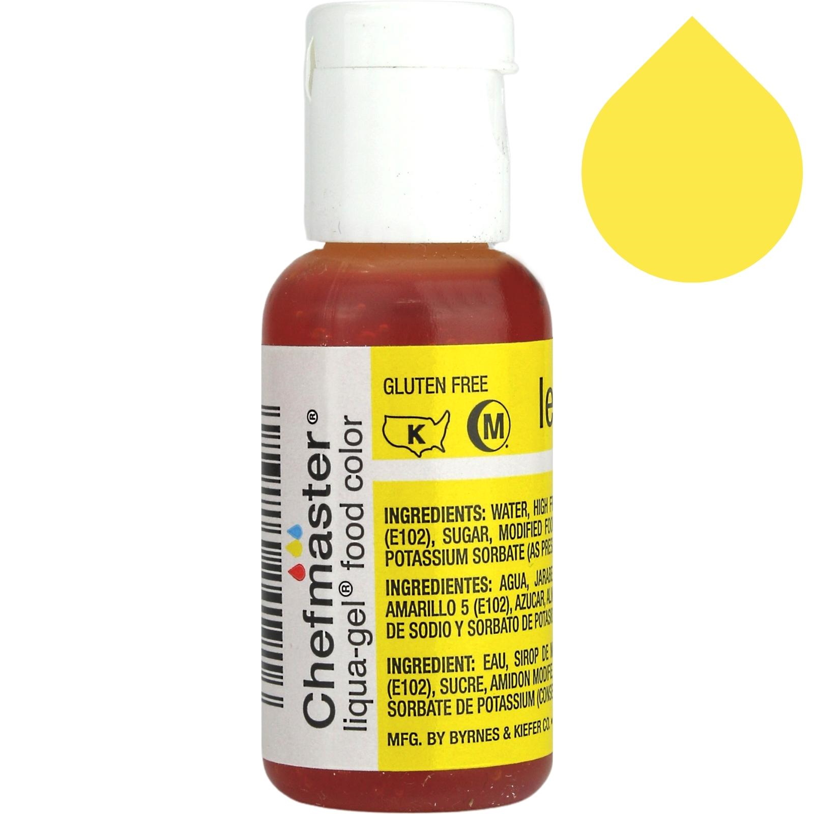 Lemon Yellow Chefmaster Liqua Gel (20ml)