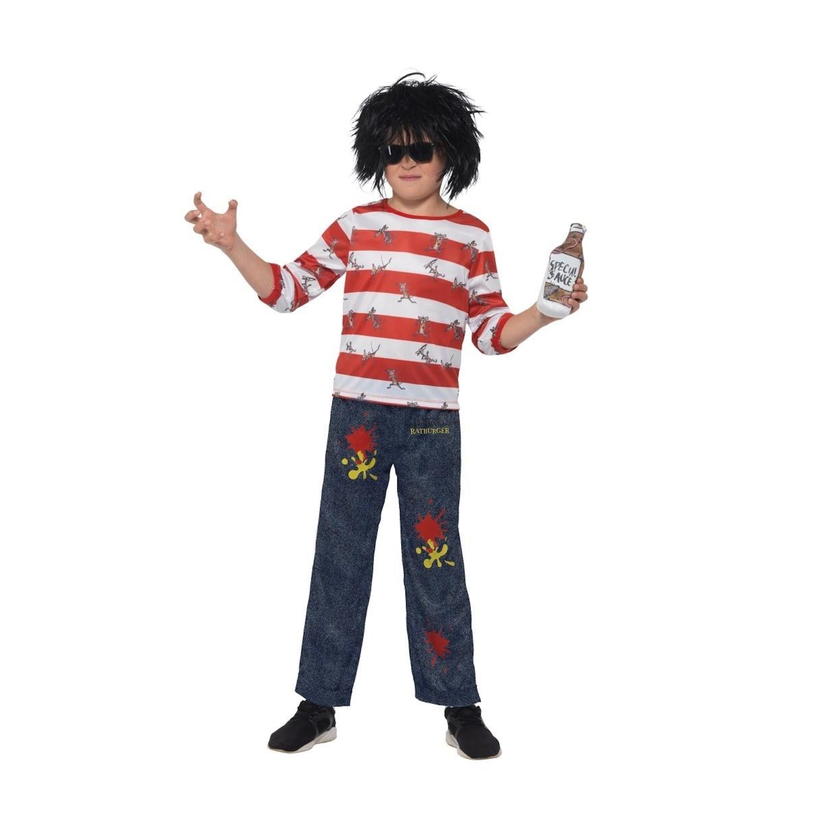David Walliams Ratburger Deluxe Child Costume Medium