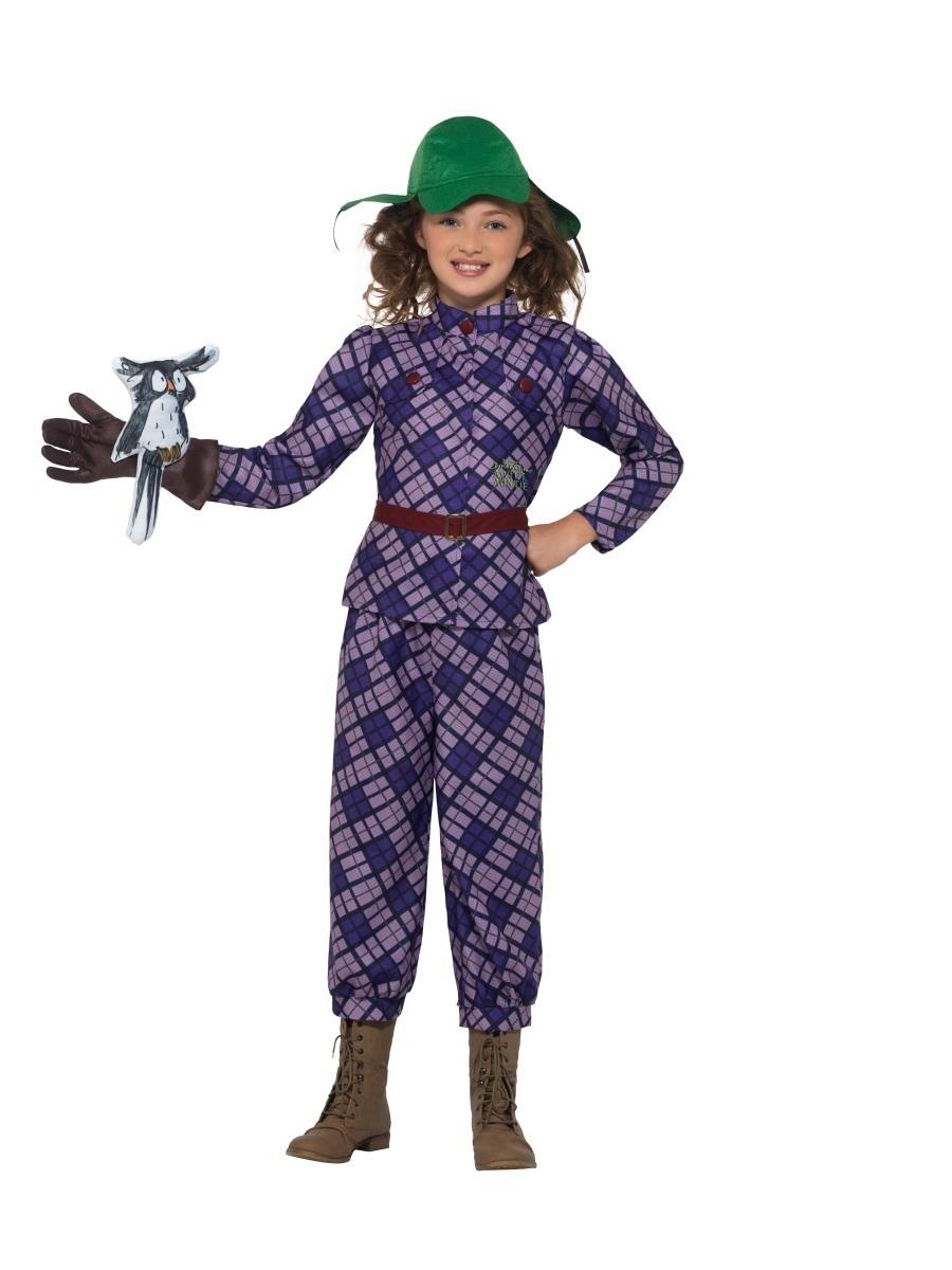 David Walliams Awful Auntie Deluxe Child Costume Large