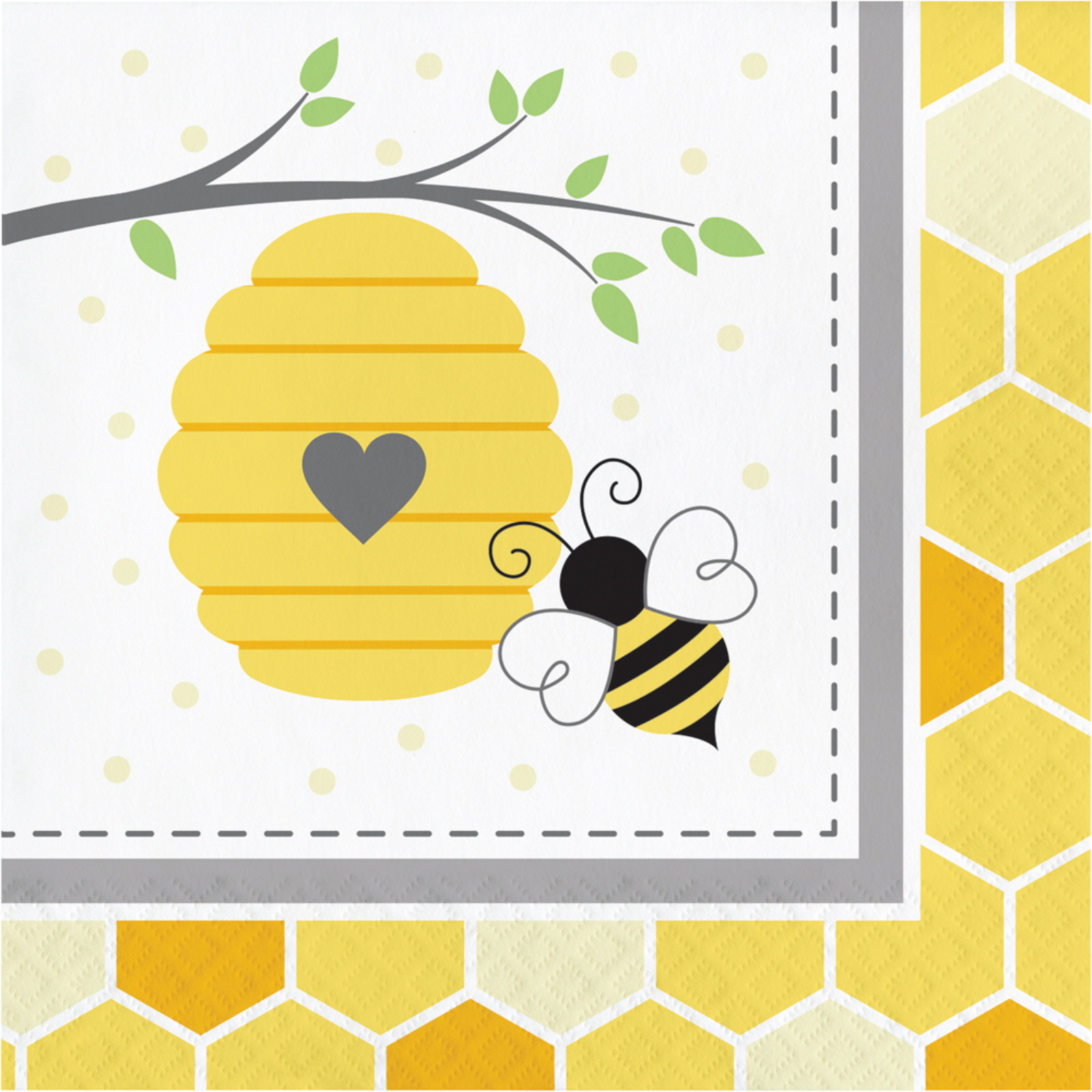 Bumblebee Large Napkins / Serviettes (Pack of 16)