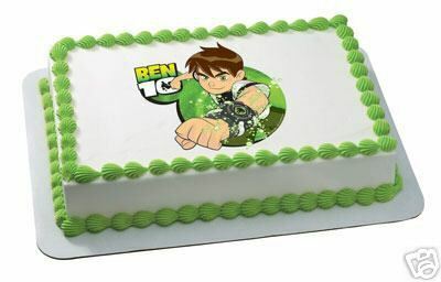 Ben 10 Edible Icing Cake Decoration