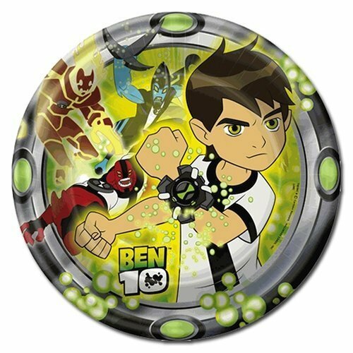 Ben 10 Large Paper Plates (Pack of 8)