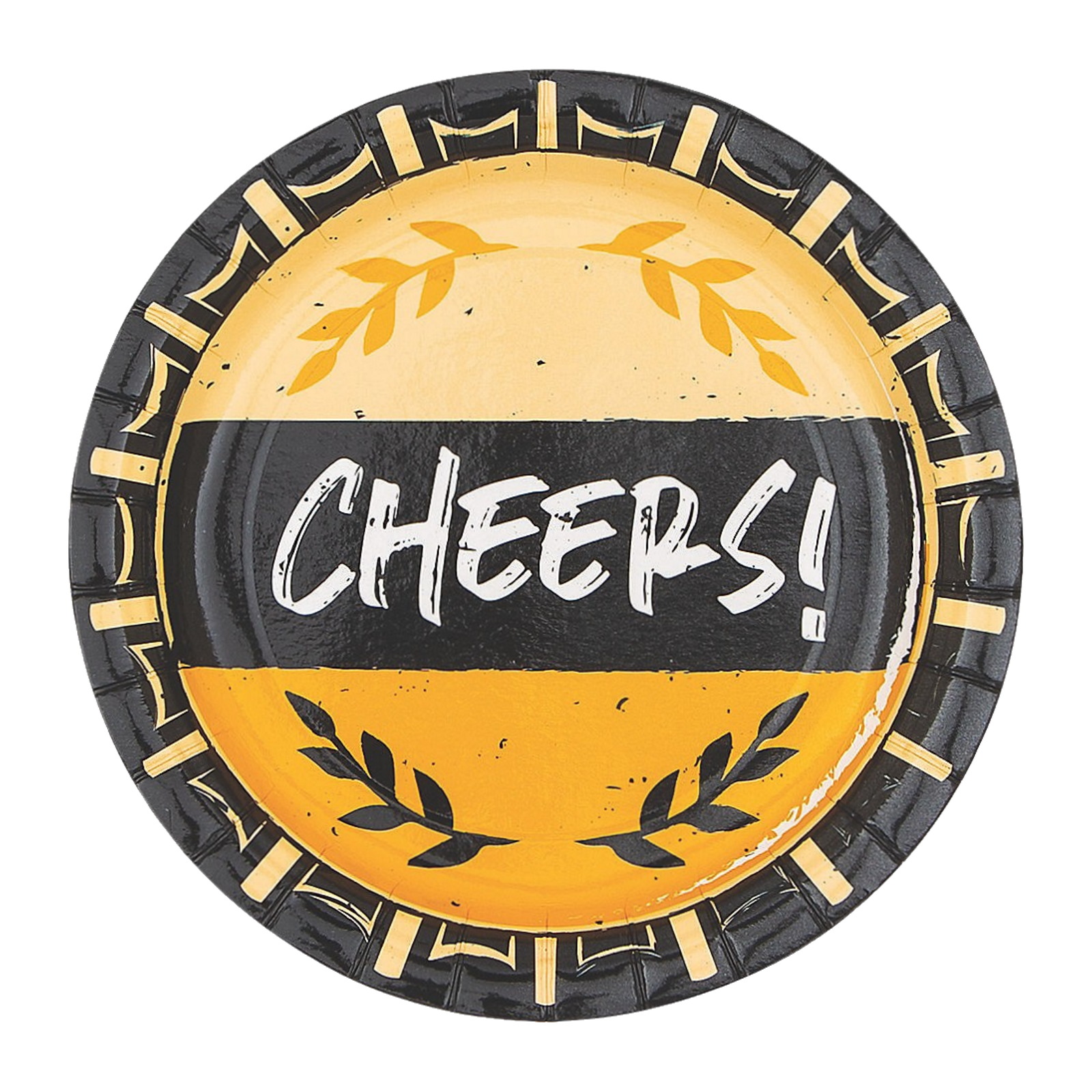 Cheers & Beers Small Paper Plates (Pack of 8)