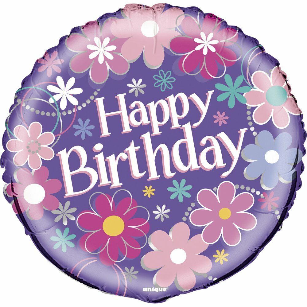 Birthday Blossom Helium Balloon