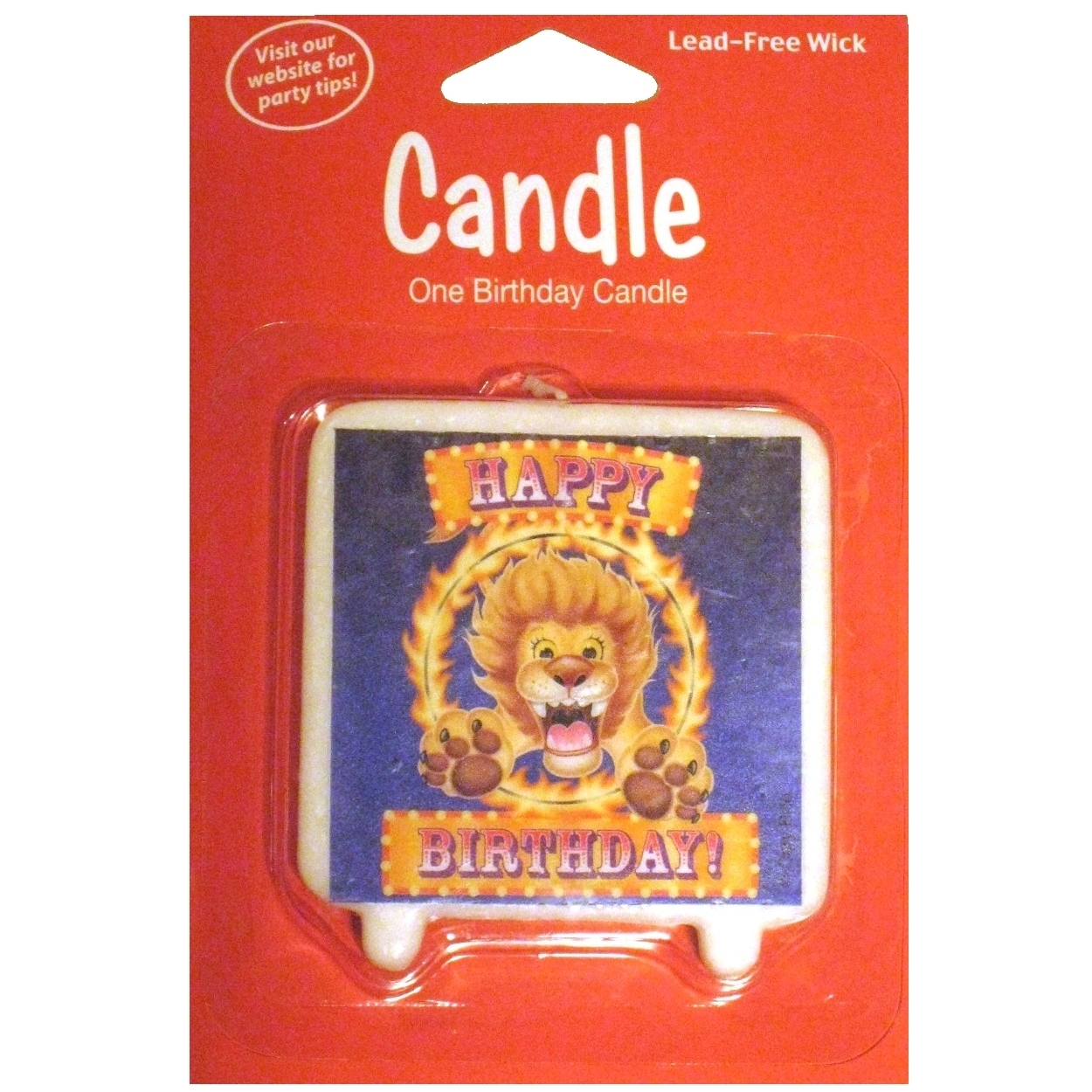 Big Top Birthday Candle