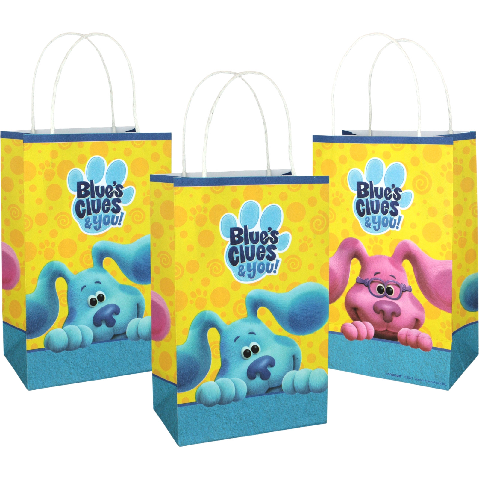 Blue's Clues Paper Gift Bags 21cm (Pack of 8) 