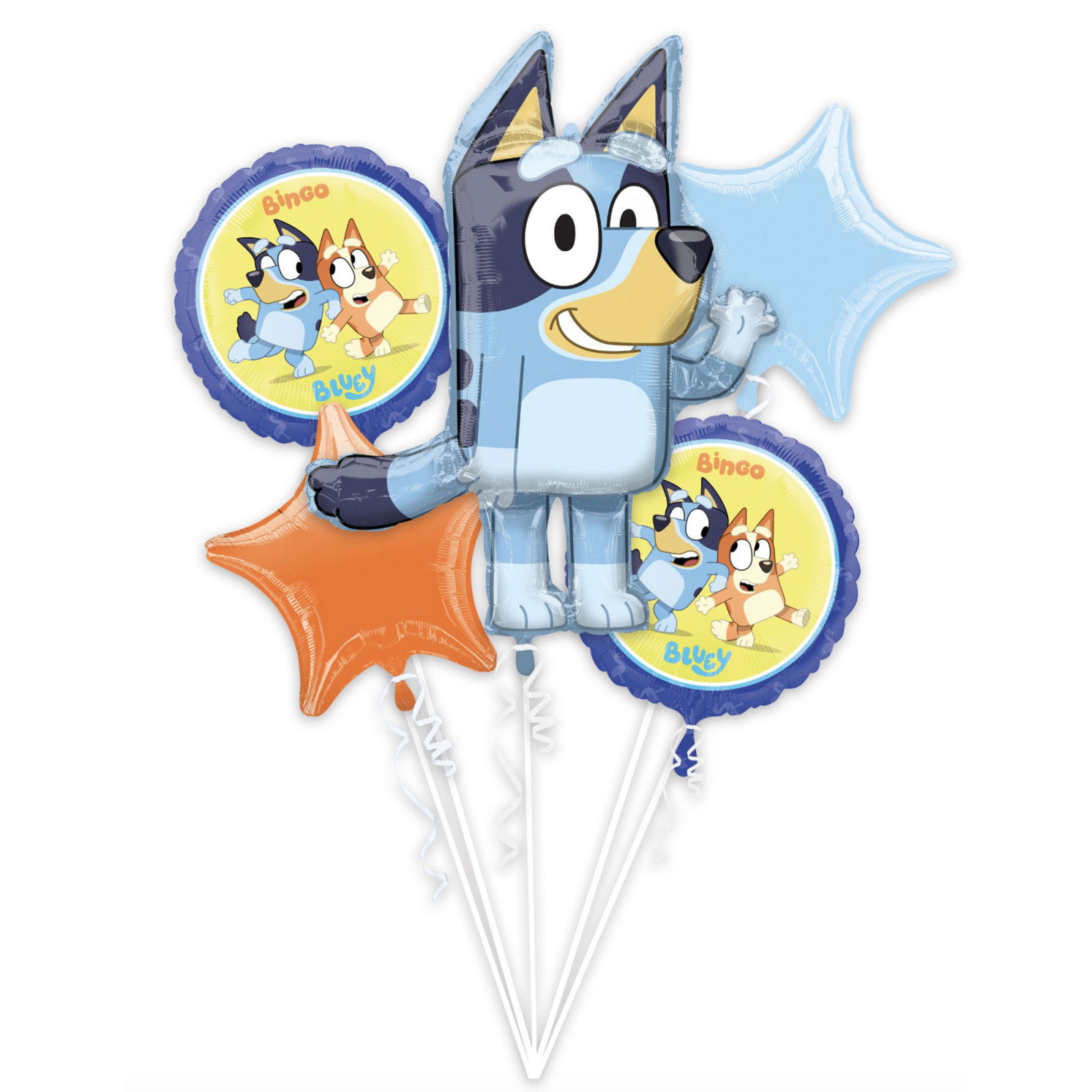 Bluey Helium Balloon Bouquet