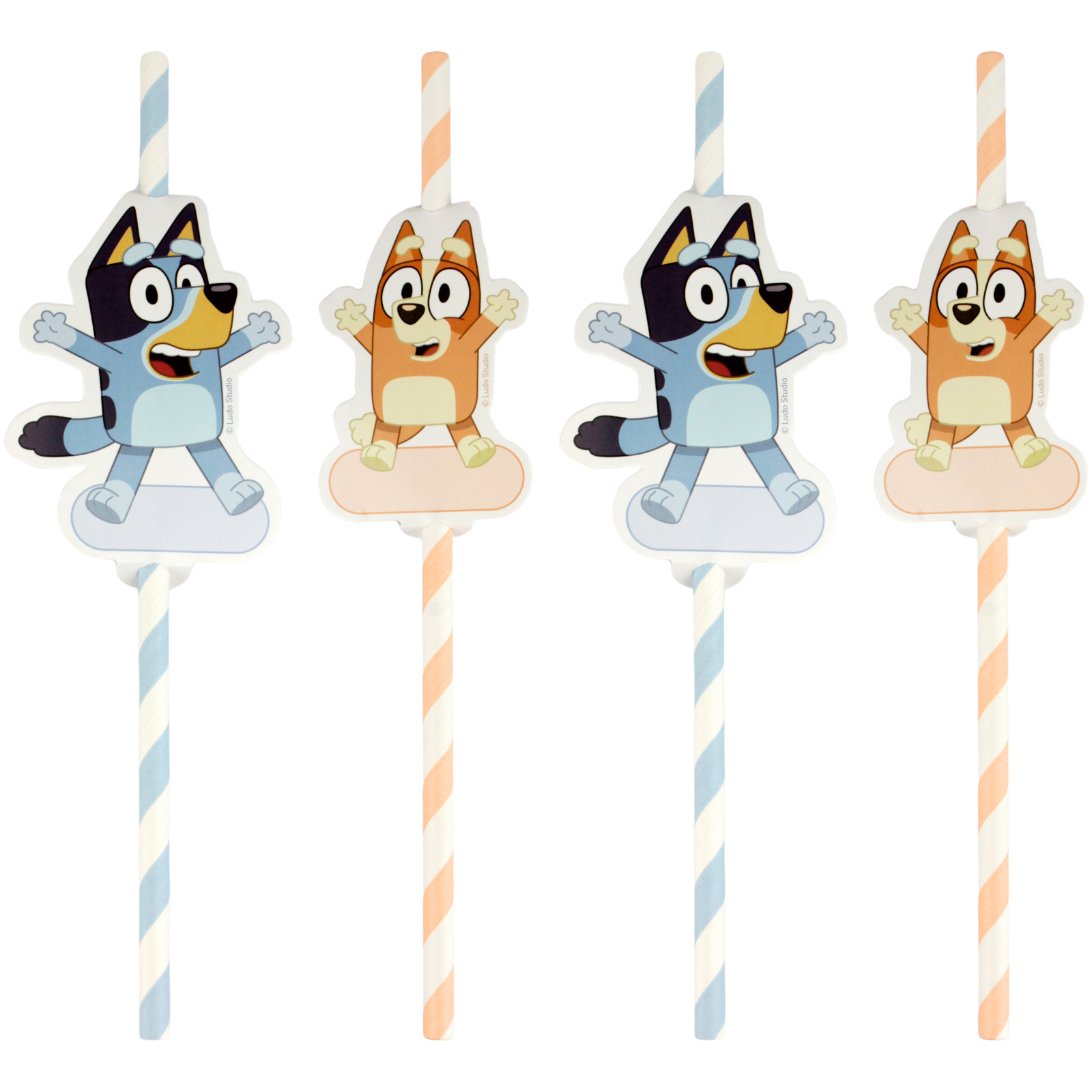 Bluey Paper Straws (Pack of 8) 