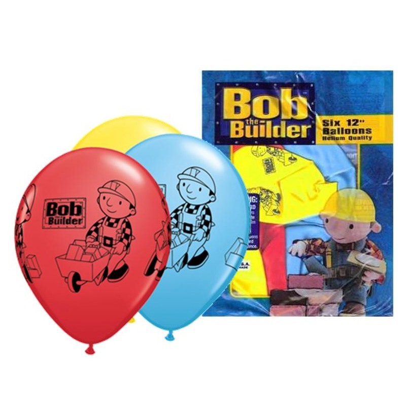 Bob the Builder Balloons (Pack of 6)