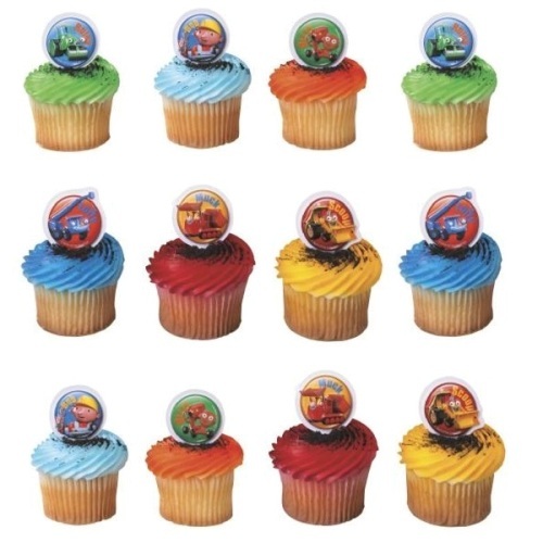 Bob the Builder Cupcake Picks (Pack of 12)