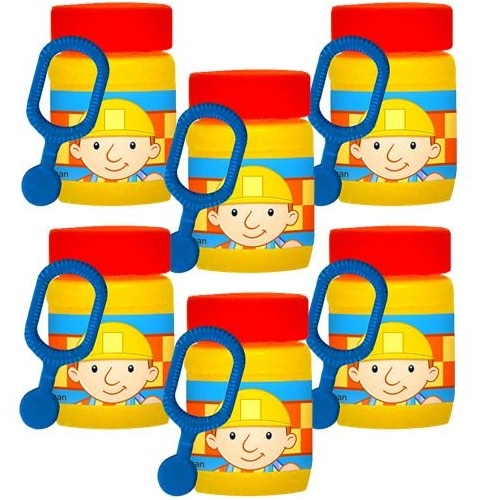Bob the Builder Mini Bubble Bottles (Pack of 6)