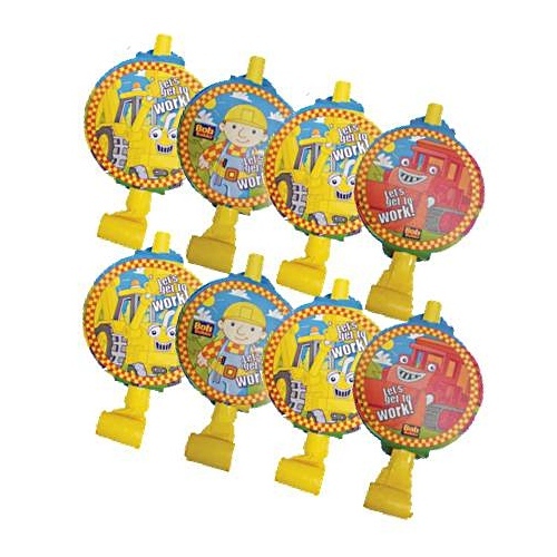 Bob The Builder Party Blowers (Pack of 8)