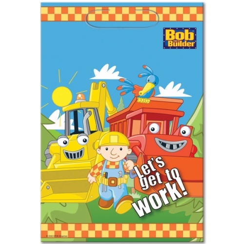 Bob The Builder Lolly/Treat Bags (Pack of 8)