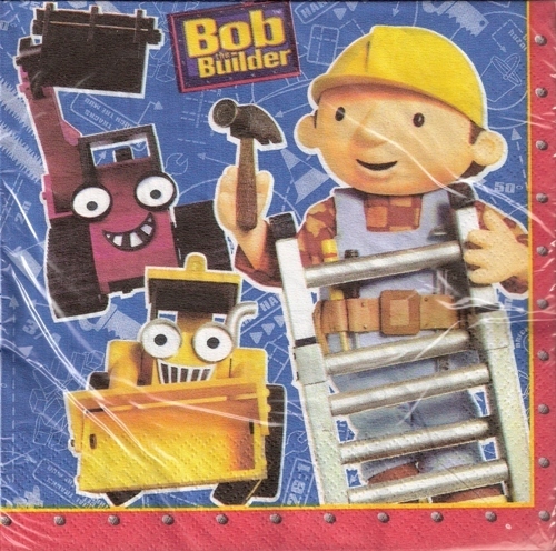 Bob The Builder Large Napkins / Serviettes (Pack of 16)
