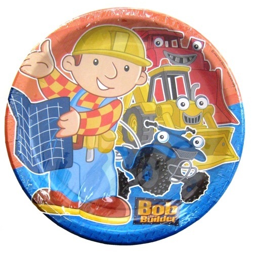 Bob The Builder Large Paper Plates (Pack of 8)
