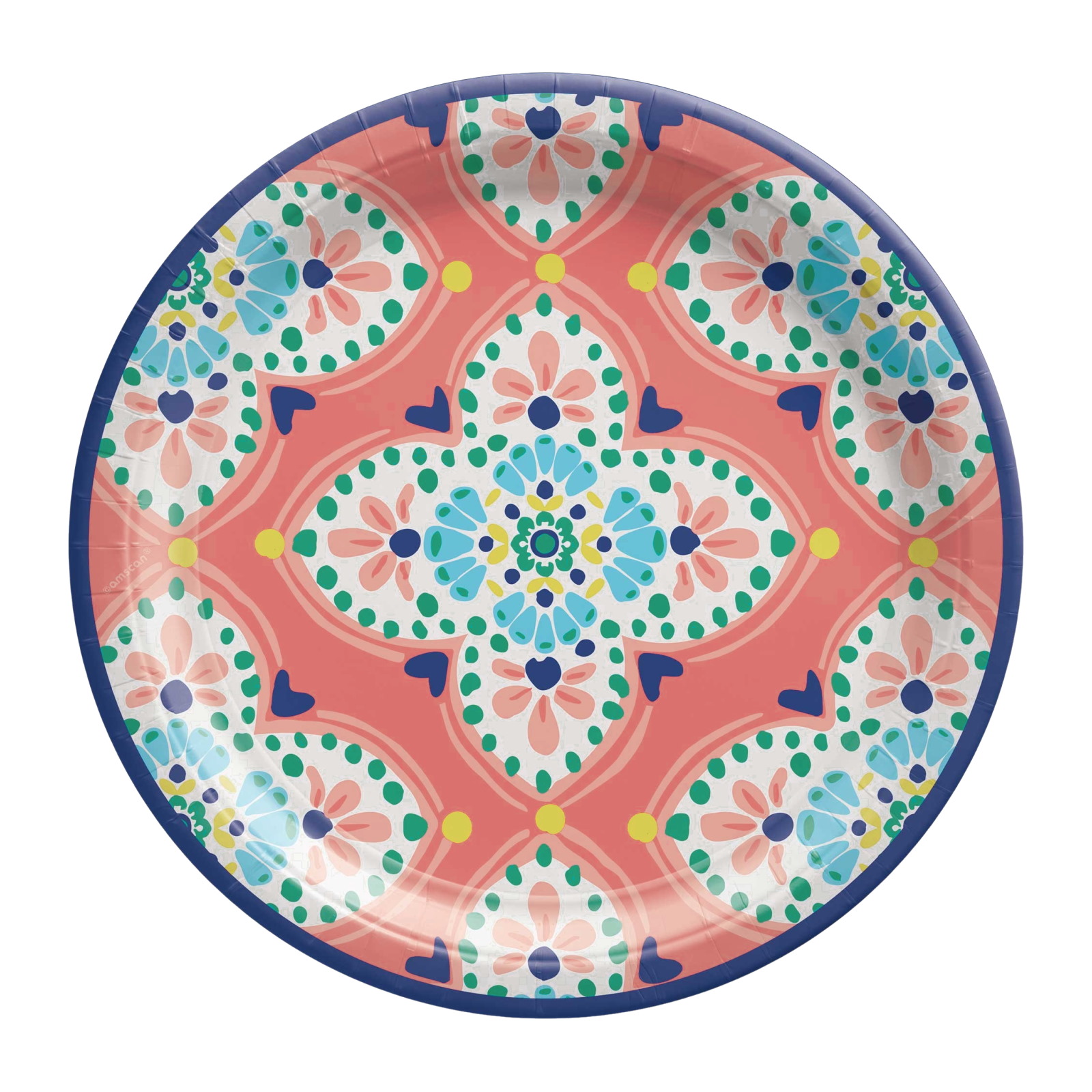 Boho Vibes Small Paper Plates (Pack of 8)