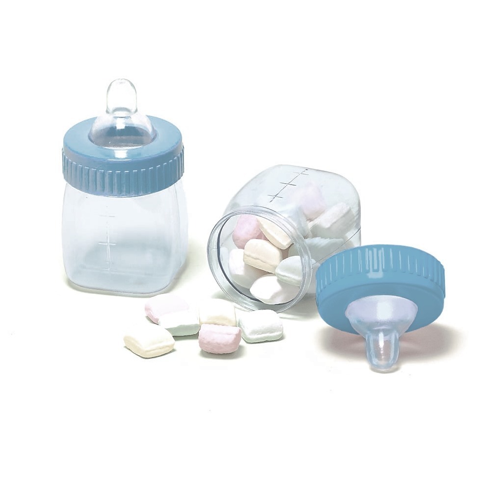 Blue Fillable Baby Bottles (Pack of 6)