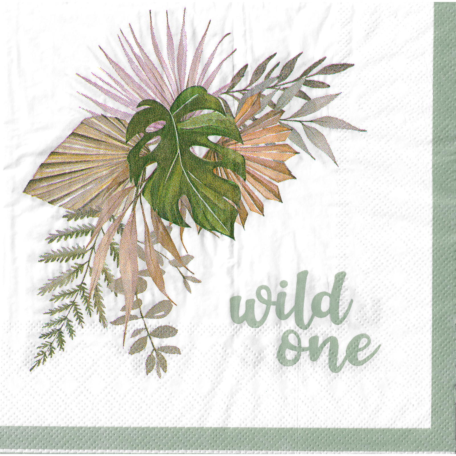 Wild One Baby Large Napkins / Serviettes (Pack of 20)