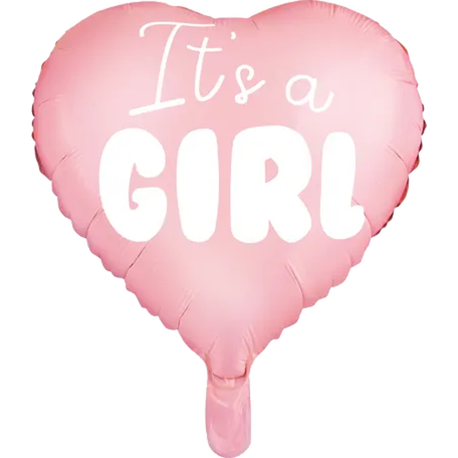 It's a Girl Pink Heart Foil Helium Balloon
