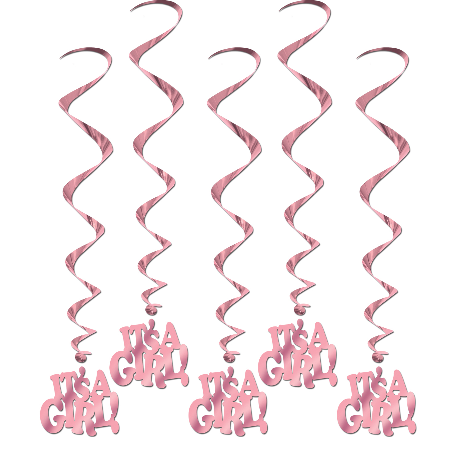 It's a Girl Whirls (Pack of 5)