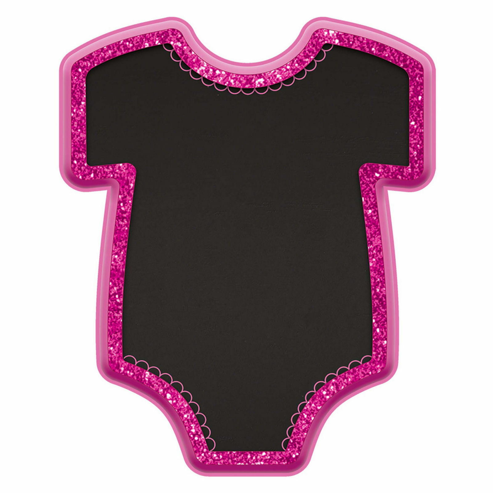 Baby Shower Girl Bodysuit Chalkboard Easel