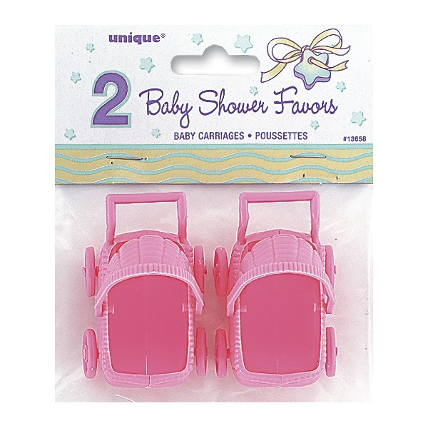 Pink Baby Carriages (Pack of 2)