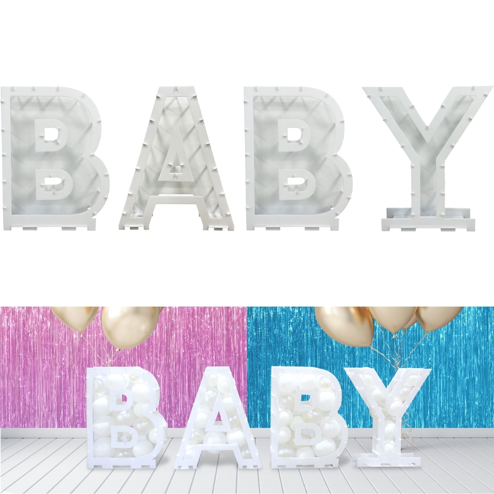 Baby Balloon Mosaic Frame