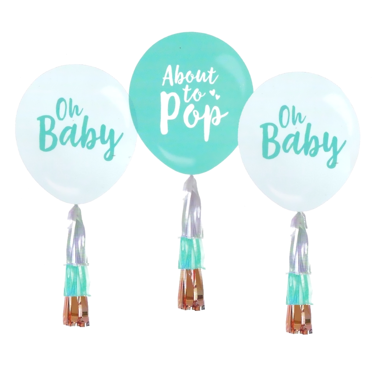 Baby Shower Tassel Balloons (Pack of 3)