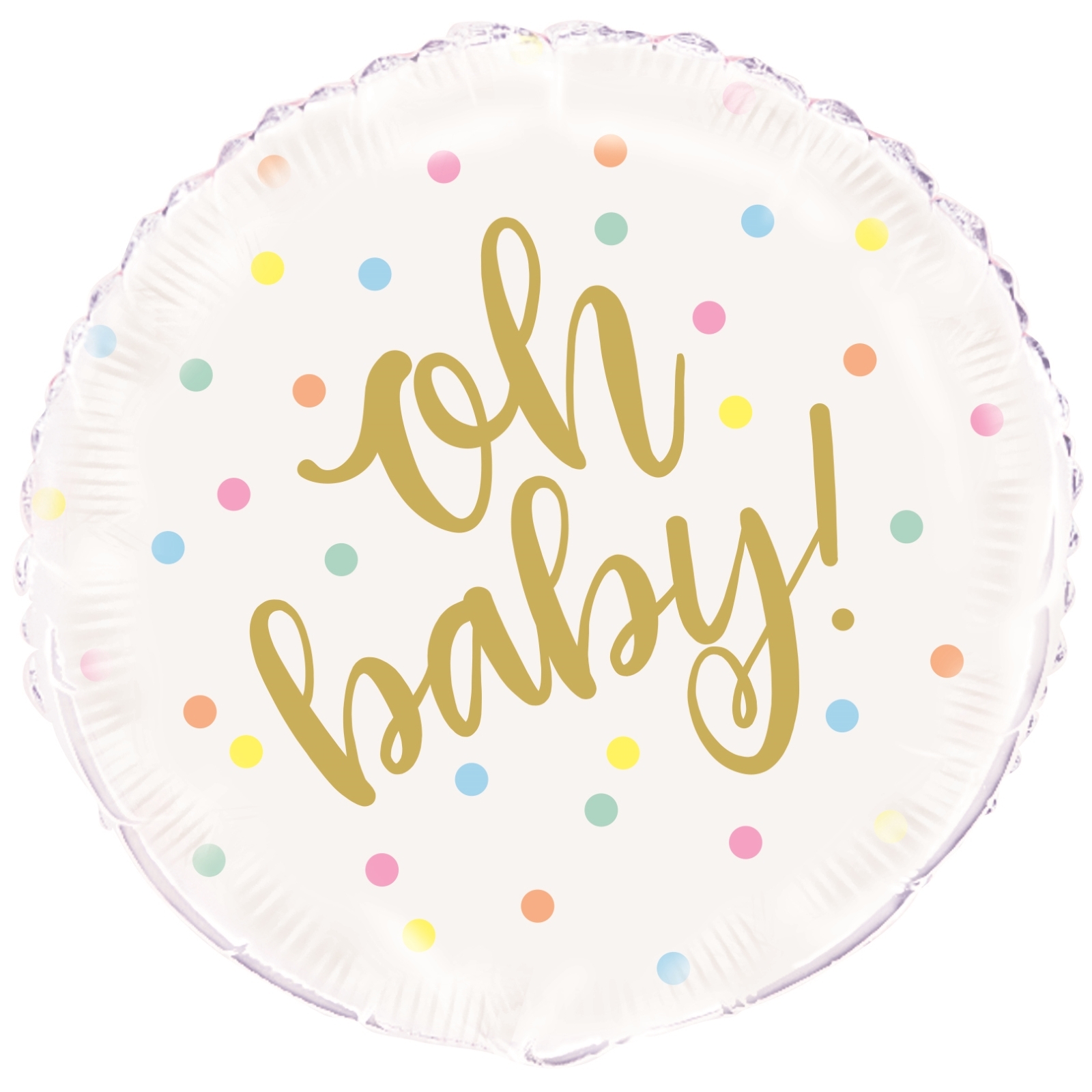 Oh Baby Helium Balloon 