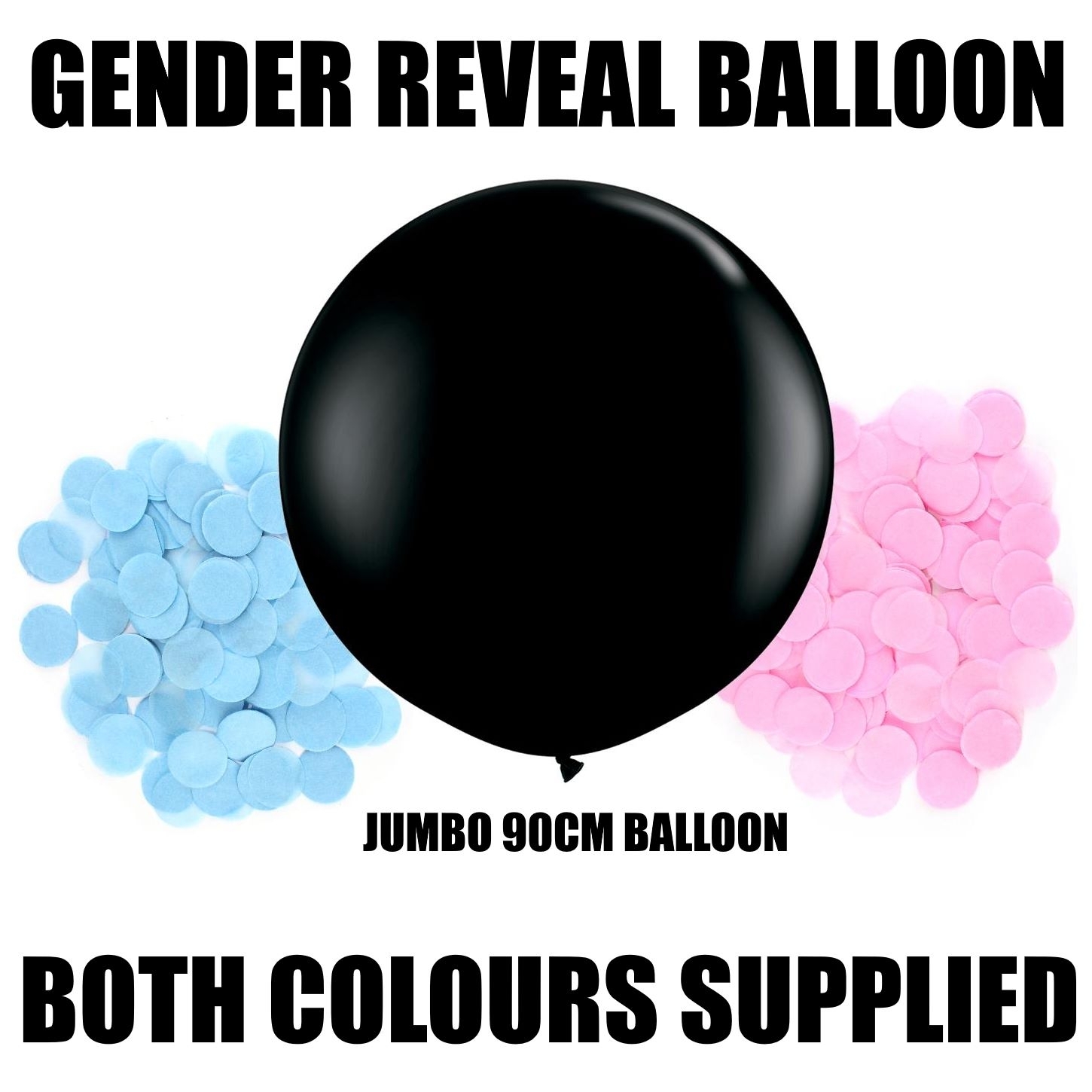 Gender Reveal Jumbo Confetti Balloon