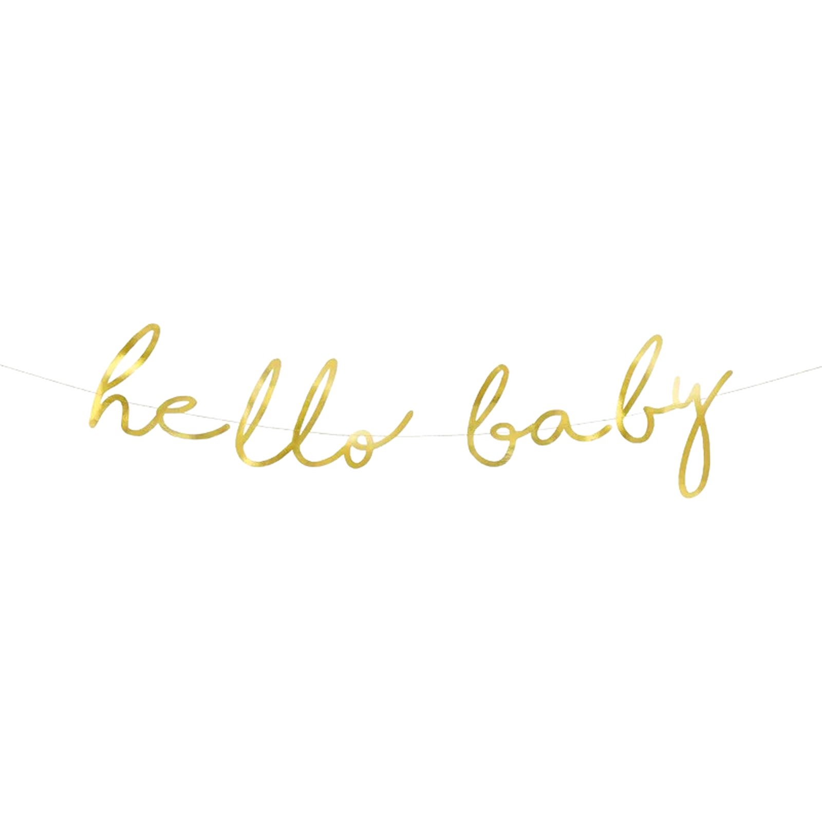 Hello Baby Letter Banner