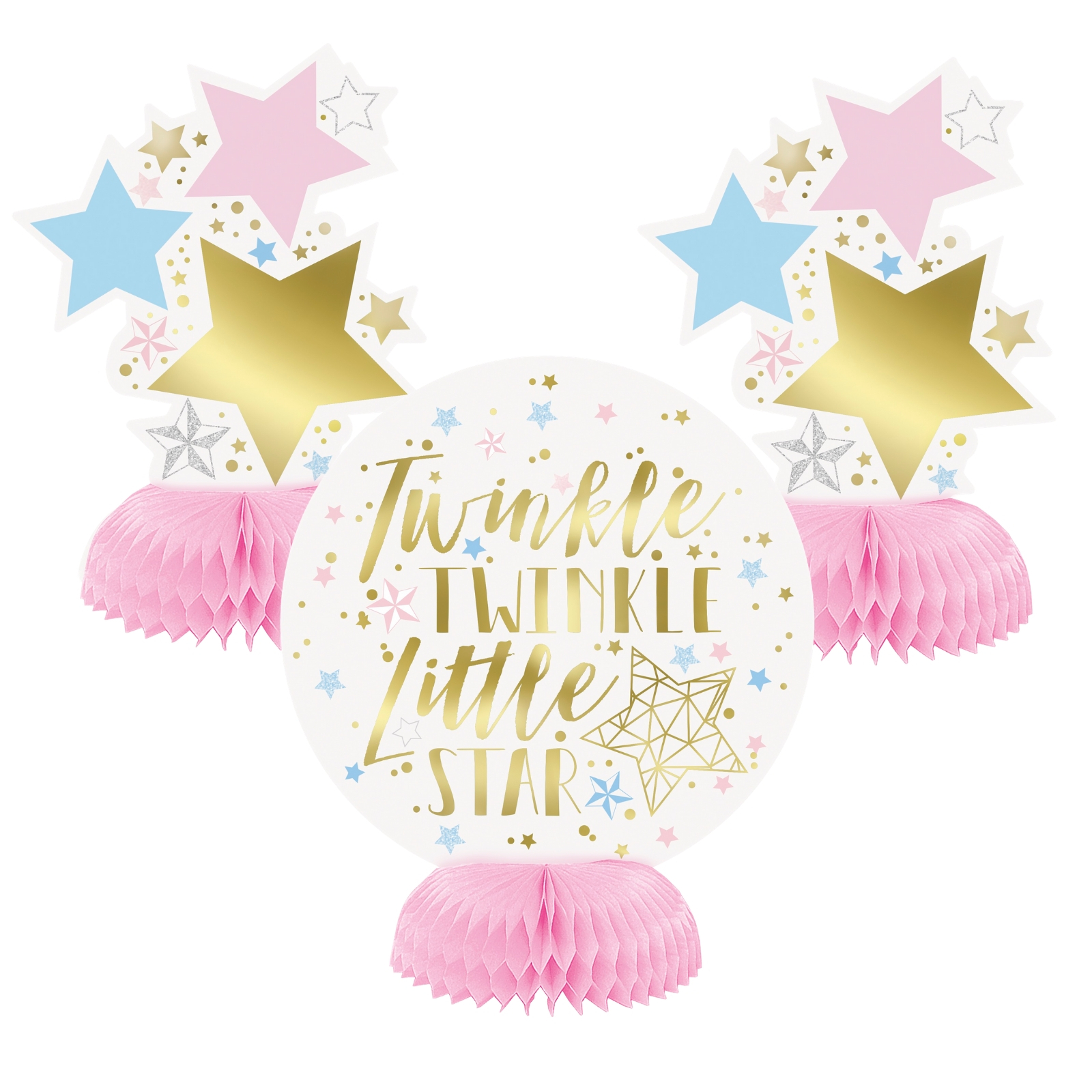 Twinkle Twinkle Little Star Mini Honeycomb Centrepieces