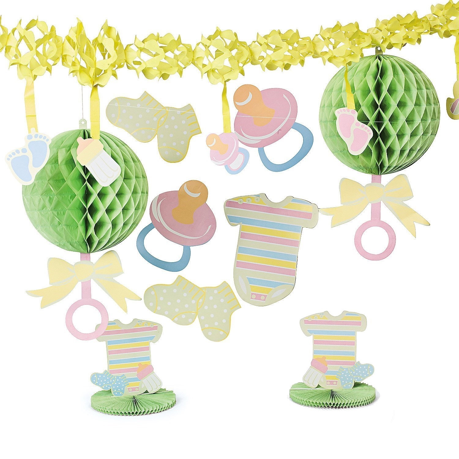 Unisex Baby Shower Room Decorating Kit