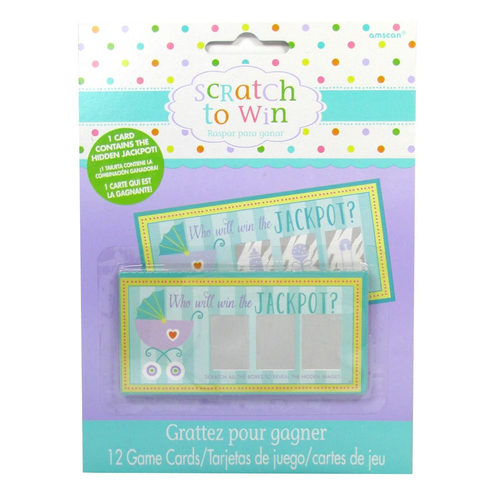 Baby Shower Scratch and Win Game (Pack of 12)