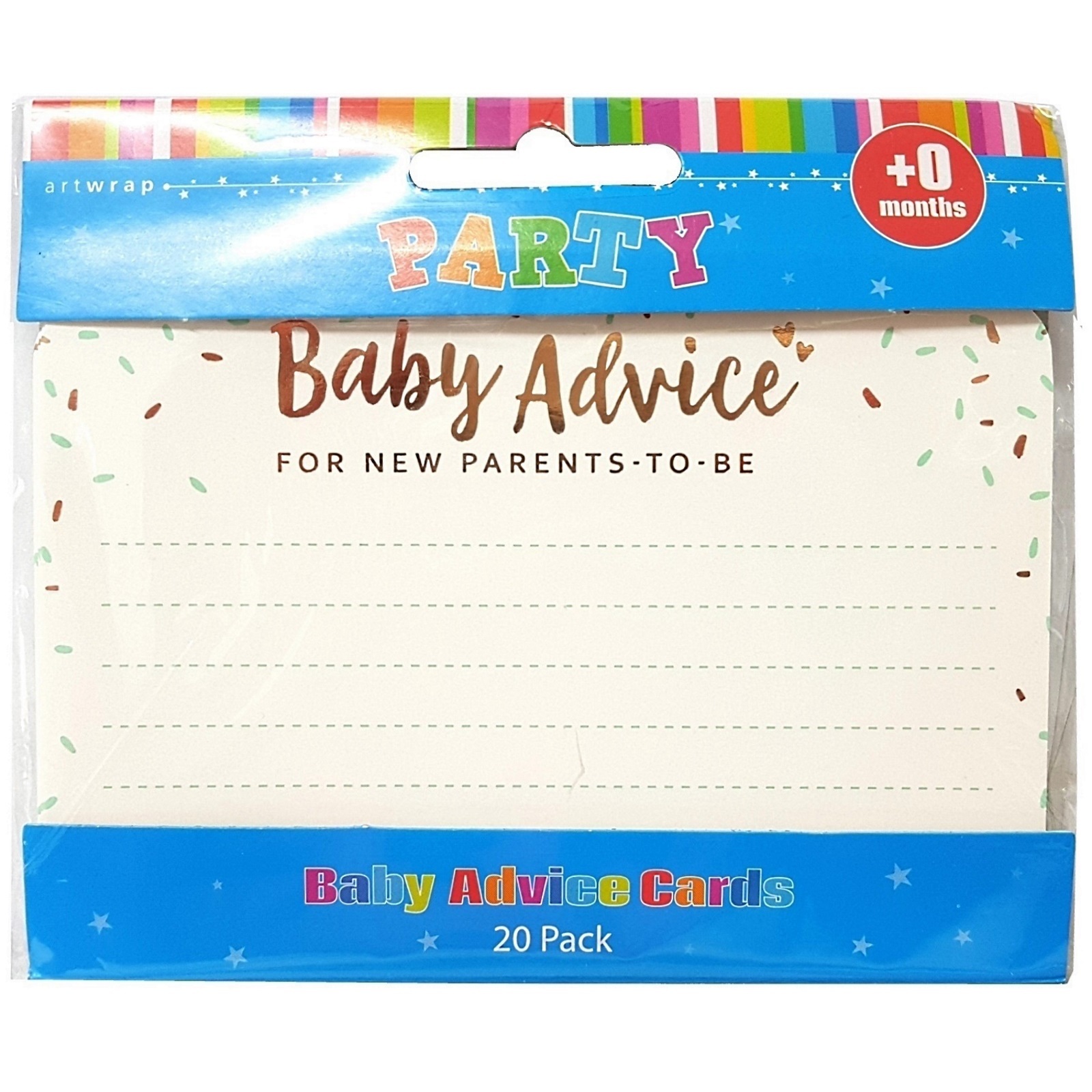 New Parents to Be Advice Cards (Pack of 20)