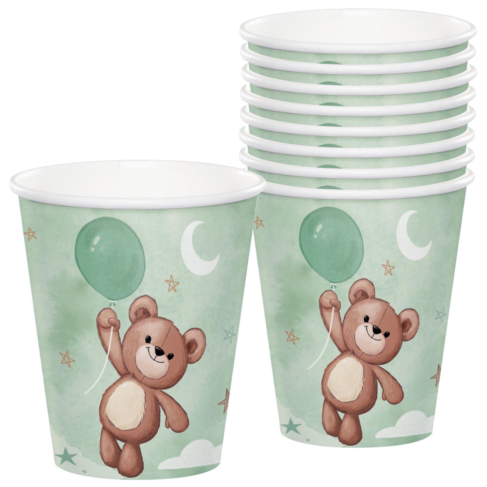 Teddy Bear Dreams Paper Cups (Pack of 8)