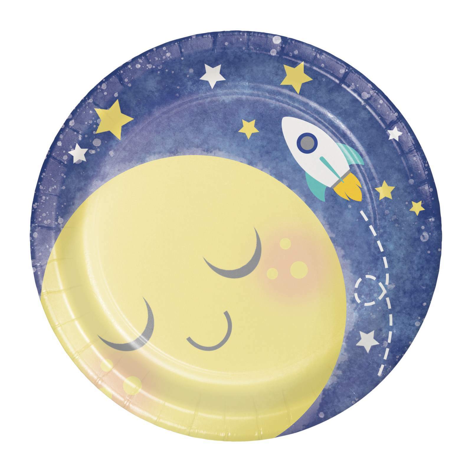 To the Moon and Back Small Paper Plates (Pack of 8)