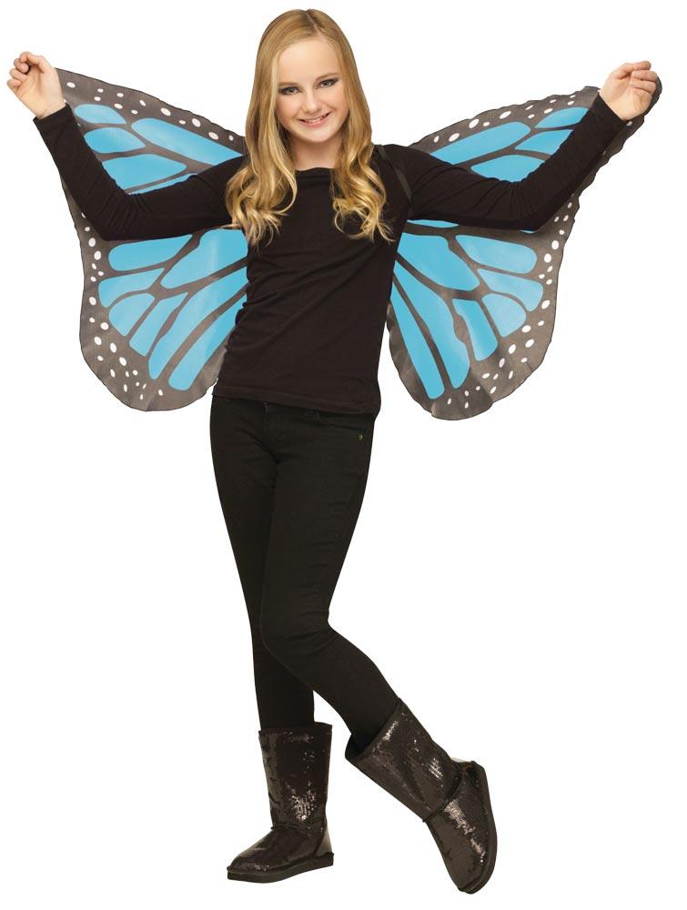 Butterfly Soft Wings Child Costume Accessory Blue