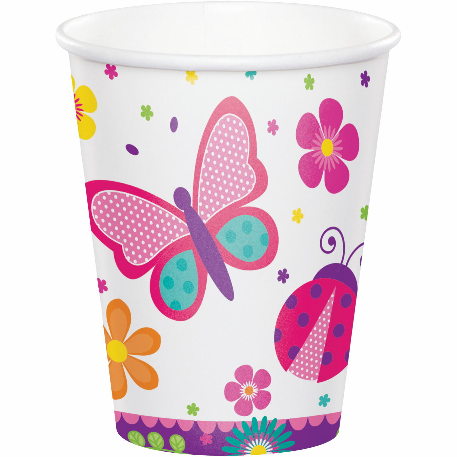 Butterfly Garden Paper Cups (Pack of 8)