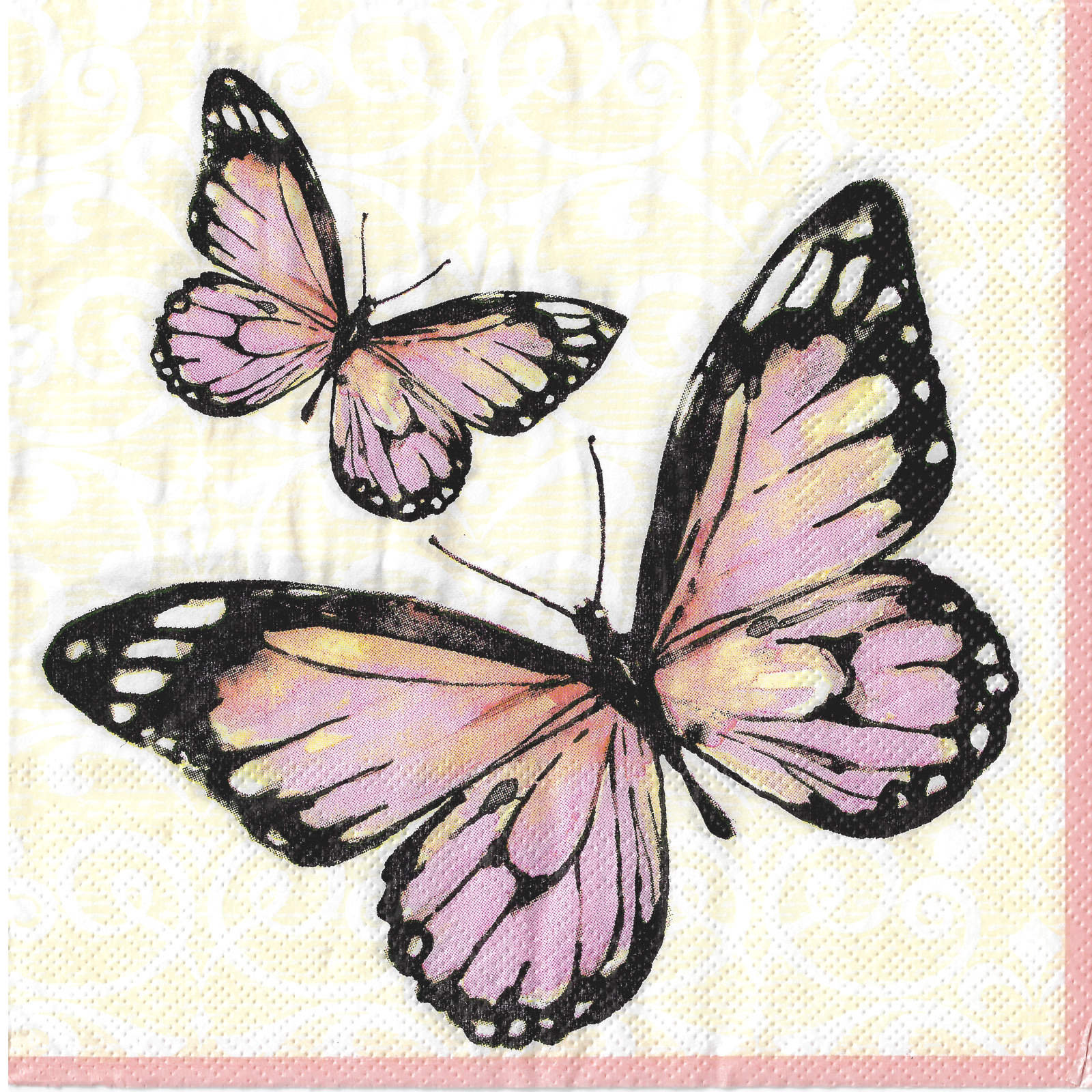 Butterfly Papillion Large Napkins / Serviettes (Pack of 20)