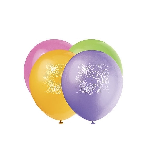 Butterflies and Dragonflies Balloons (Pack of 8)