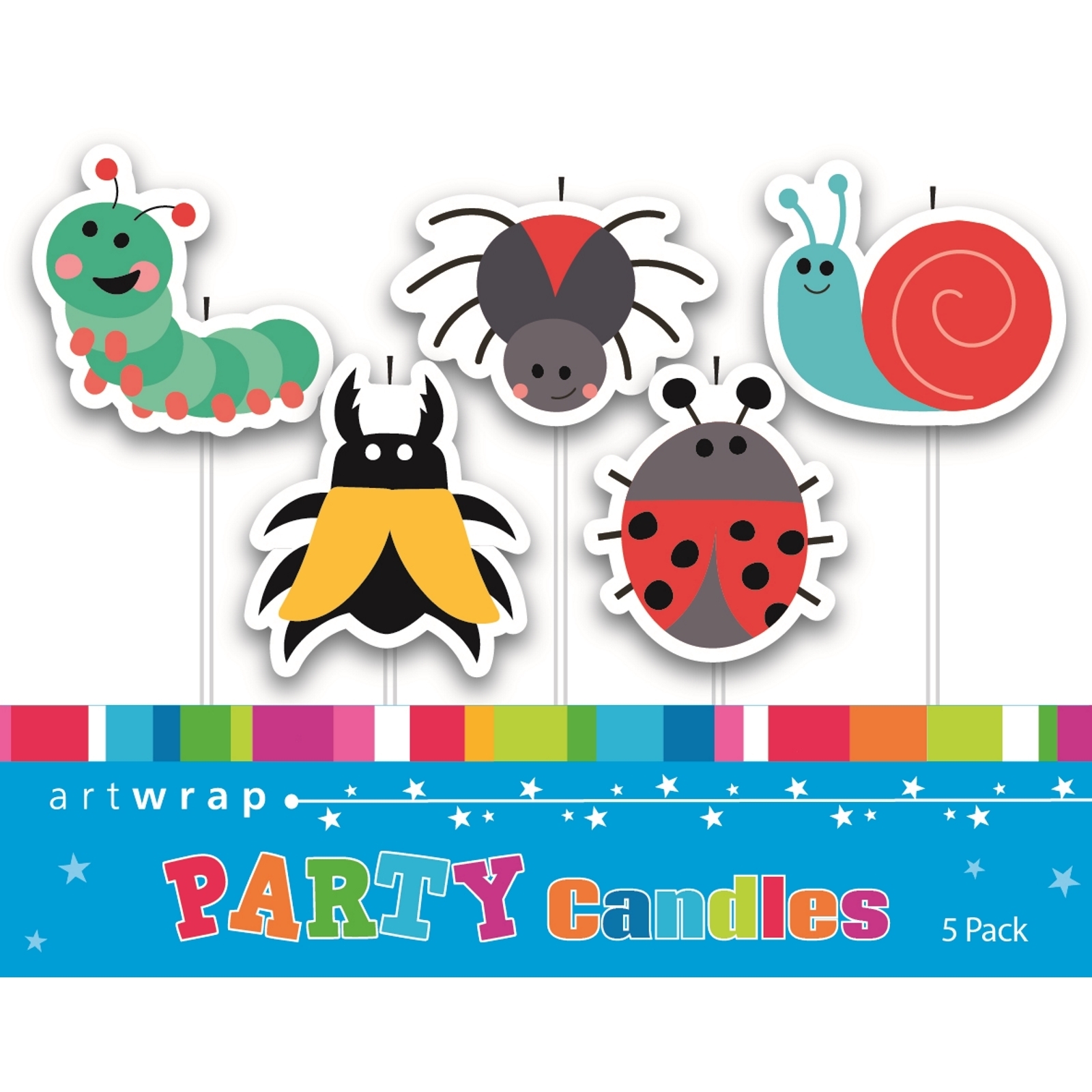 Bug Candles (Pack of 5)