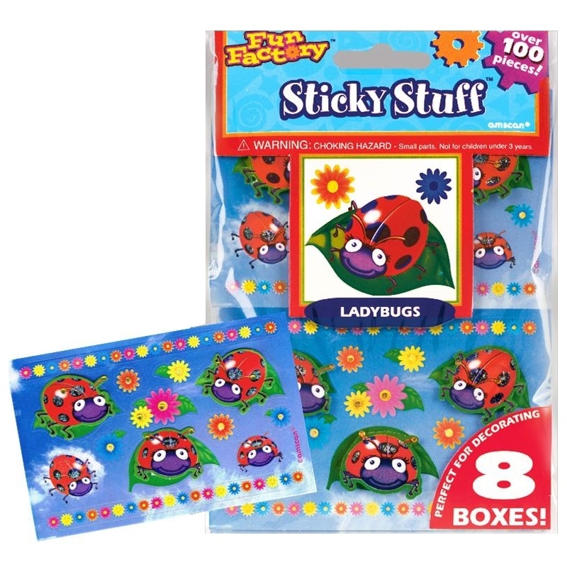 Ladybugs Stickers (8 Sheets)